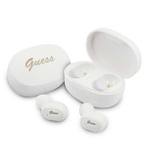 GUESS Bluetooth headphones TWS + charging / docking station white