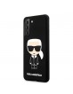 Karl Lagerfeld Samsung s21+ Plus Hülle Silikon Iconic schwarz