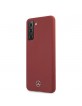 Mercedes Samsung S21 + Plus Silicone Line Cover / Case red