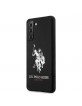 US Polo Samsung S21+ Plus Silikon Logo Hülle schwarz
