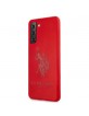 US Polo Samsung S21 + Plus Silicone On Tone Case red