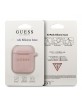 Guess Airpods 1 / 2 Silicon Glitter Cover Case Rose