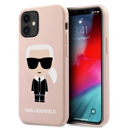 Karl Lagerfeld iPhone 12 mini Hülle / Case / Cover Silicone Iconic rose