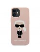 Karl Lagerfeld iPhone 12 mini Hülle / Case / Cover Silicone Iconic rose