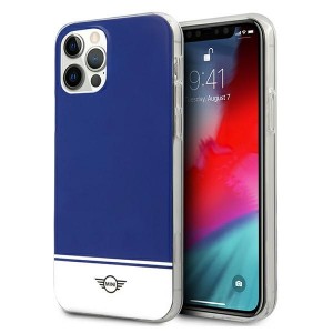 Mini iPhone 12 Pro Max Hülle / Case / Cover Stripe Blau MIHCP12LPCUBINA