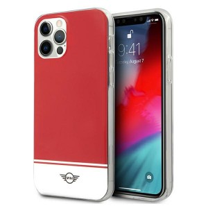 Mini iPhone 12 Pro Max Hülle / Case / Cover Stripe Rot MIHCP12LPCUBIRE
