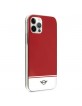 Mini iPhone 12 Pro Max Case / Cover Stripe Red