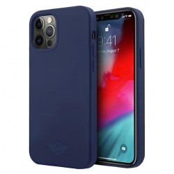 Mini iPhone 12 Pro Max silicone case / cover blue