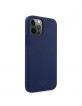 Mini iPhone 12 Pro Max Silikon Hülle / Case / Cover blau