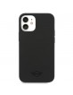 Mini iPhone 12 mini Silikon Hülle / Case / Cover schwarz