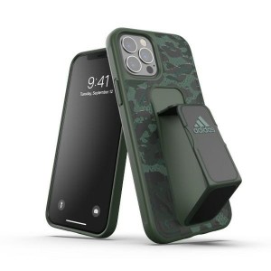 Adidas iPhone 12 / 12 Pro Case / Hülle / Cover SP Grip Leopard grün / schwarz