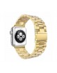 Mercury Armband Apple Watch 4 / 5 / 6 / 7 / SE 44mm Edelstahl gebürstet gold