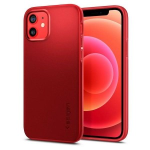 Spigen iPhone 12 / 12 Pro Hülle / Case / Cover Thin Fit Rot