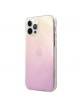 GUESS iPhone 12 / 12 Pro Case Cover 4G Gradient 3D Pink