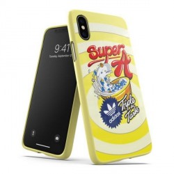 Adidas iPhone Xs / X BODEGA Hülle / Case / Cover Moulded gelb