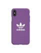Adidas iPhone XS / X CANVAS Hülle / Case / Cover Moulded lila