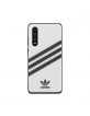 Adidas Huawei P30 OR Moulded PU Case Cover Hülle weiß / schwarz