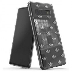 Adidas Samsung S10 Plus Hülle OR Snap Case ENTRY silber