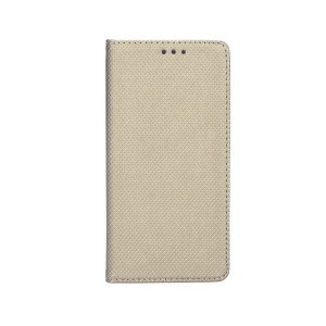 Smart magnet Samsung Xcover 5 mobile phone case gold + business card holder