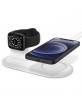 Spigen Magfit Duo Apple Magsafe & Watch Charger Stand white