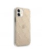 Guess iPhone 12 Mini 4G Glitter Case Cover Gold