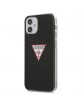 Guess iPhone 12 mini case cover triangle black