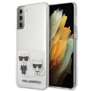 Karl Lagerfeld Samsung S21 Case Cover Case Karl & Choupette Transparent