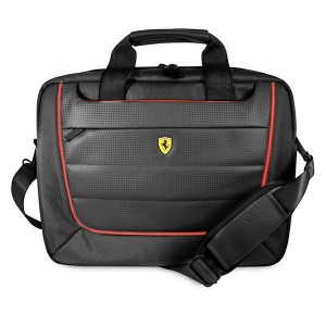 Ferrari Notebook / Laptop Tasche Scuderia 15,6" Carbon Schwarz
