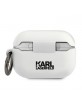 Karl Lagerfeld silicone case Choupette AirPods Pro white