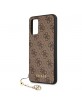 GUESS Samsung A325 A32 LTE Hülle Cover Case 4G Charms Braun