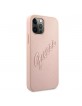 Guess iPhone 12 Pro Max Case Pink Saffiano Vintage