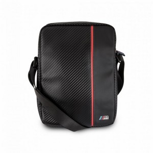 BMW 10,1 Zoll Tablet Tasche schwarz M POWER Carbon / Red Stripe
