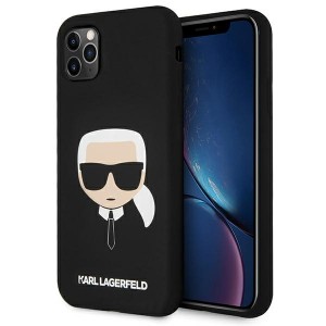 Karl Lagerfeld iPhone 11 Pro Max Hülle / Case / Cover Silicone Karl`s Head