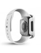 UNIQ 360° Torres Apple Watch Series 4 / 5 / 6 / SE 44mm + 9H Displayschutz weiß