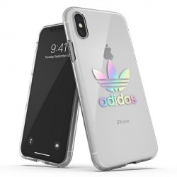 Adidas iPhone Xs / X Case OR Clear Cover ENTRY colorful