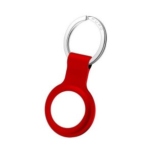 Puro AirTag Case Cover Hülle Schlüsselanhänger ICON Silikon Rot