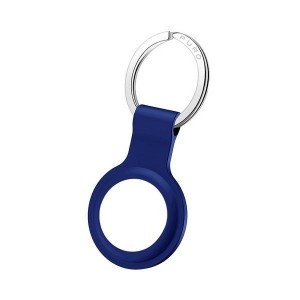 Puro AirTag Case Cover Hülle Schlüsselanhänger ICON Silikon Blau
