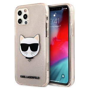Karl Lagerfeld iPhone 12 Pro Max Case Cover Hülle gold Choupette Fluo