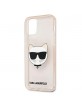 Karl Lagerfeld iPhone 12 Pro Max Case Cover Hülle gold Choupette Fluo