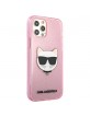 Karl Lagerfeld iPhone 12 Pro Max Case Cover Hülle rose Choupette Fluo