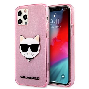 Karl Lagerfeld iPhone 12 / 12 Pro Case Cover Hülle rose Choupette Fluo