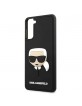 Karl Lagerfeld Samsung S21 + Plus Case Cover Silicone Head Black