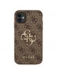 Guess iPhone 11 4G Big Metal Logo Case Cover Brown