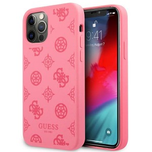 Guess iPhone 12 / 12 Pro Case Cover Hülle Peony Fuchsia