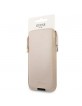 Guess iPhone 12 Pro Max phone case Saffiano Gold shoulder strap