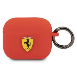 Ferrari AirPods 3 Case Cover Hülle Silikon Rot