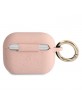 Guess AirPods Pro case cover silicone glitter pink