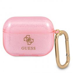 Guess AirPods Pro Case Cover Hülle Kollektion Glitzer pink