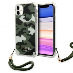 Guess iPhone 11 Case Cover Hülle khaki Camo