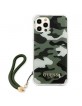 Guess iPhone 12 Pro Max Case Cover Hülle khaki Camo